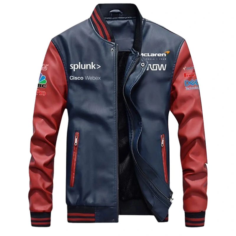 F1 Mclaren Formula Leather Jacket