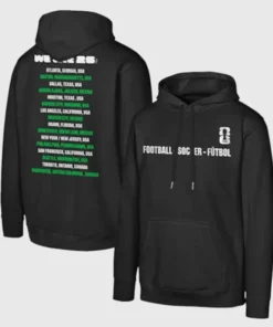 FIFA World Cup 2026 Graphic Black Hoodie
