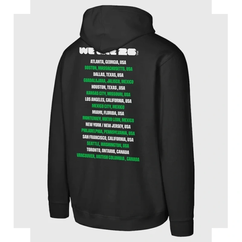 FIFA World Cup 2026 Graphic Black Hoodie - Image 3