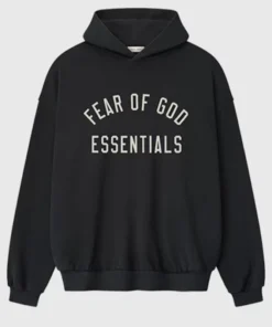 Fear Of God Essentials Black Hoodie