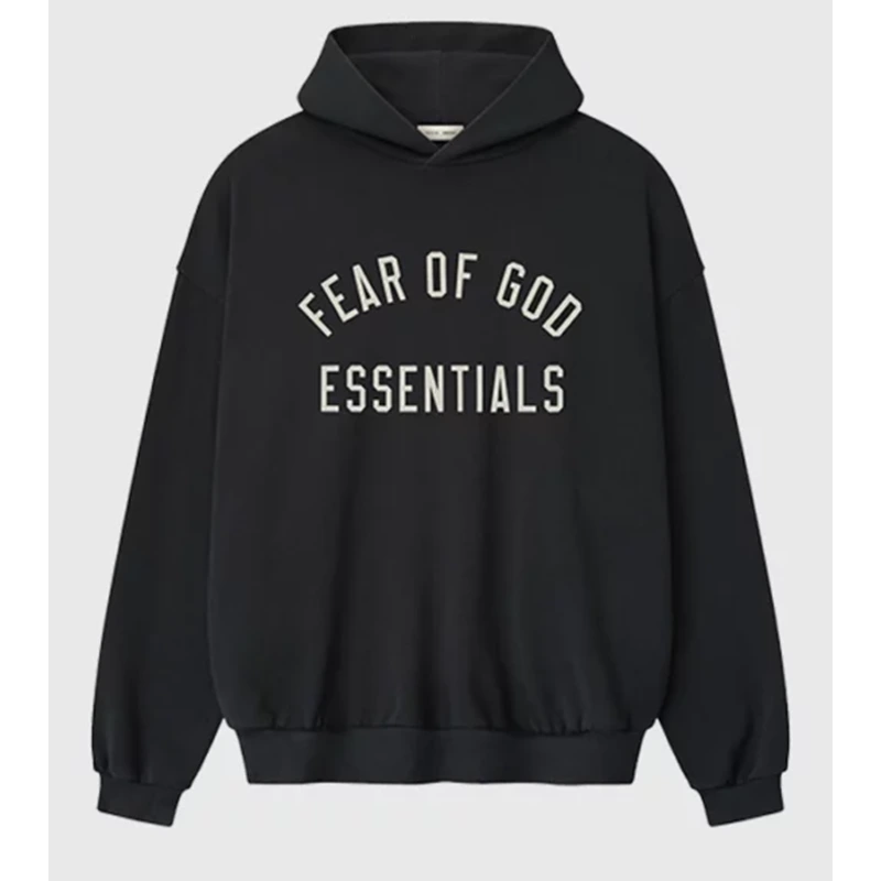 Fear Of God Essentials Black Hoodie