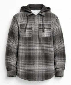 Greys Anatomy S22 Hooded Flannel Jacket