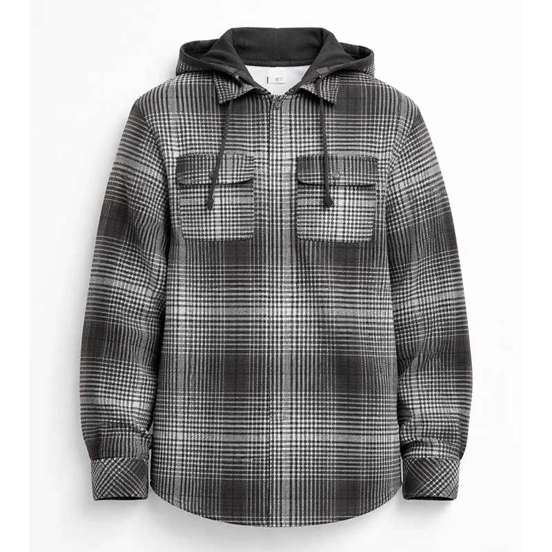 Greys Anatomy S22 Hooded Flannel Jacket