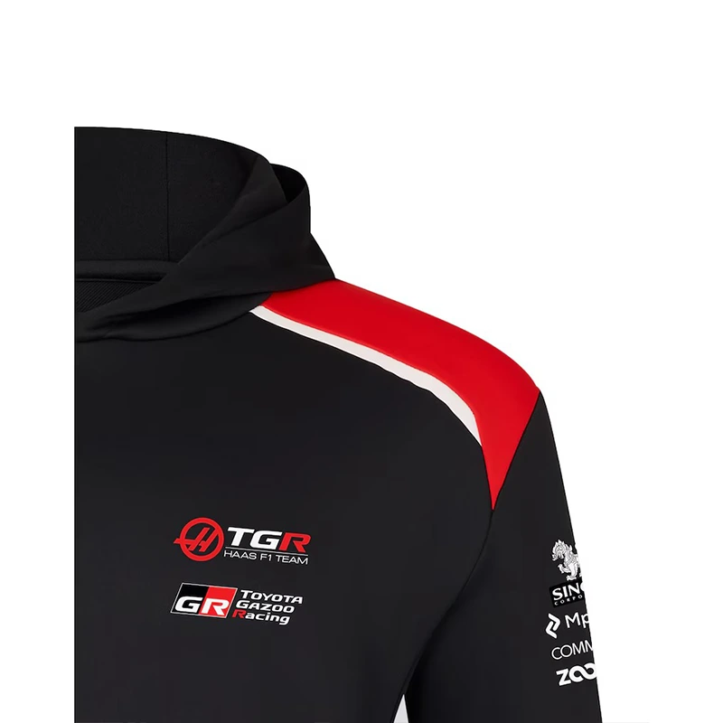 Haas 2026 Team Overhead Black Hoodie - Image 4