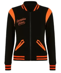 Happy Halloween Black Varsity Jacket