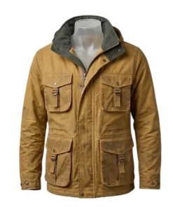 Heart of the Beast 2026 Brad Pitt Tan Survival Field Jacket
