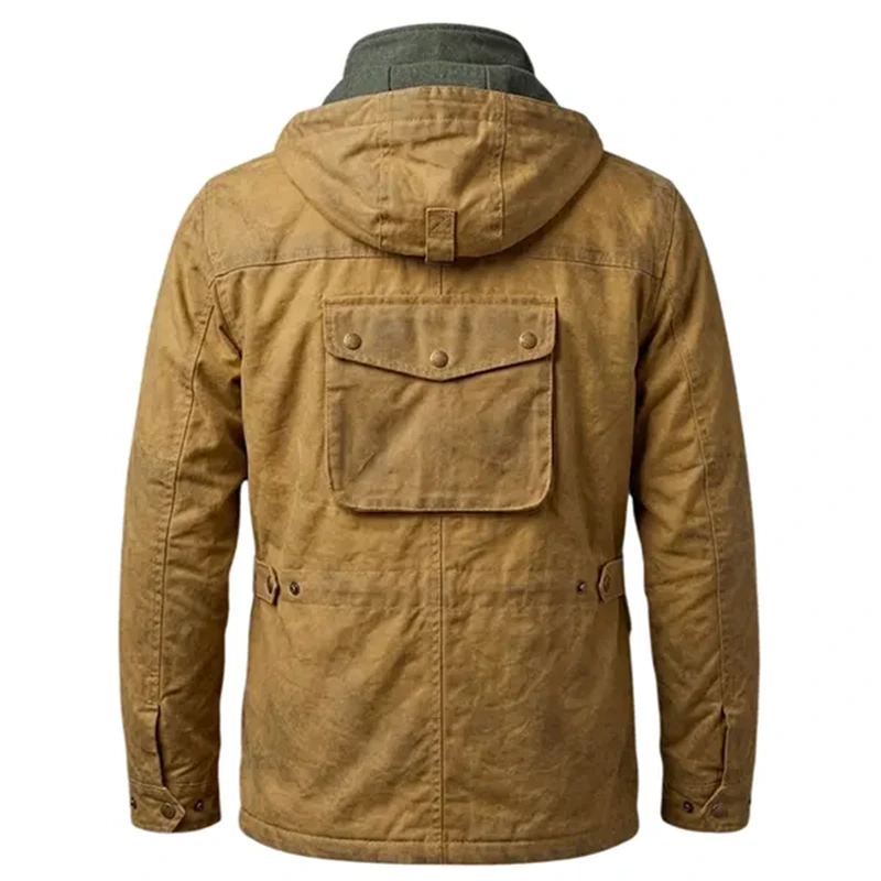 Heart of the Beast 2026 Brad Pitt Tan Survival Field Jacket - Image 2