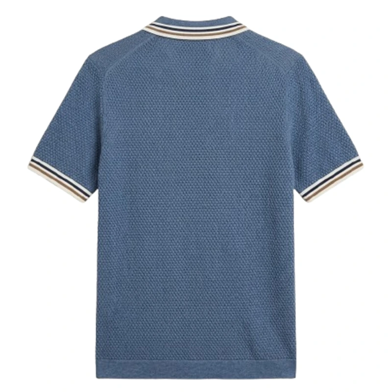 Home and Away 2026 Ryan Brown Blue Knitted Shirt - Image 2