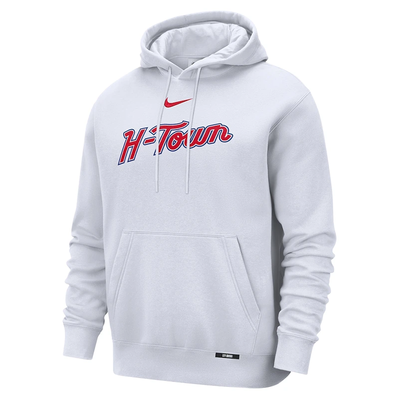 Houston Rockets Nike White 2025/26 City Edition Essential Remix Hoodie - Image 2