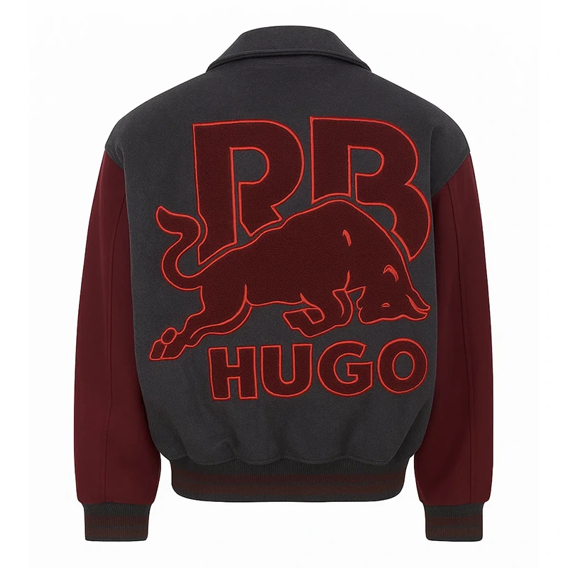 Isack Hadjar HUGO x RB Varsity Jacket - Image 2