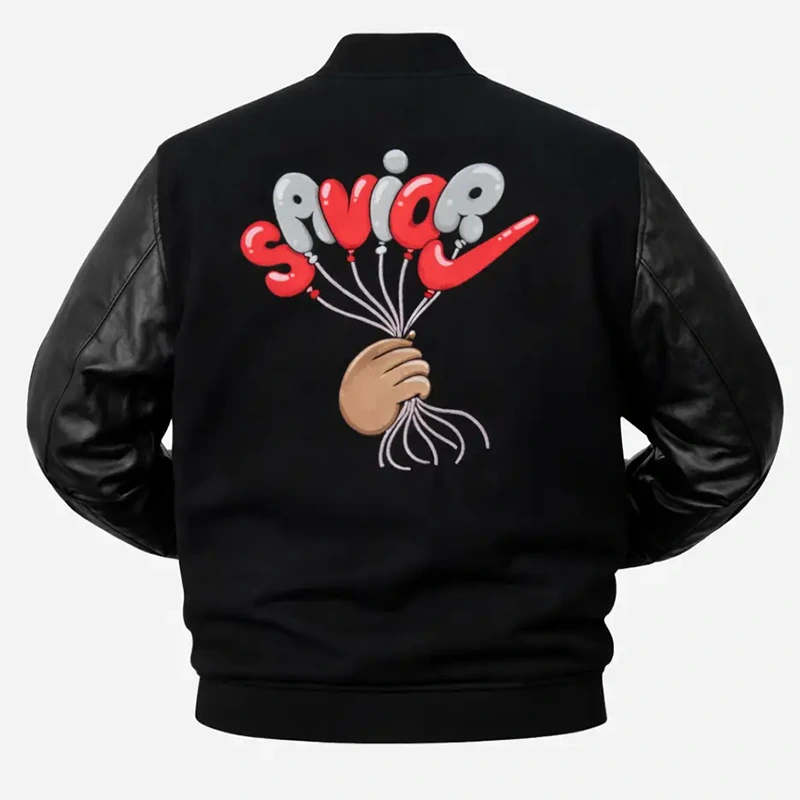 Jae Tips Savior Nike Black Jacket - Image 2