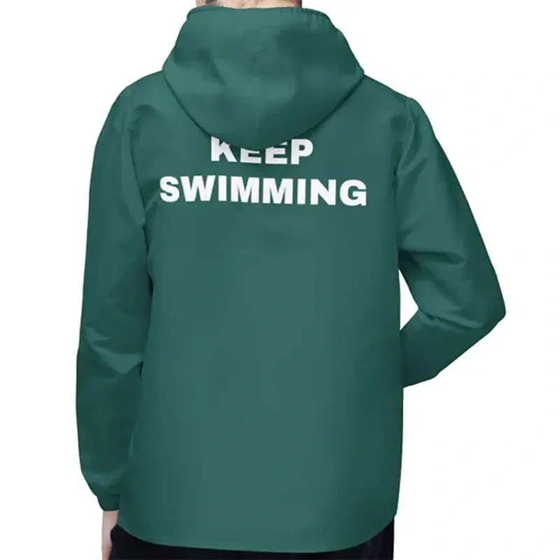 Jeon Jungkook Keep Swimming Green Jacket - Image 2