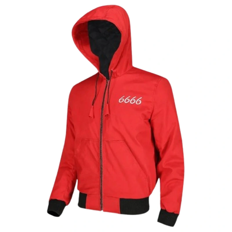 Jimmy 6666 Ranch Red Hooded Jacket - Image 4