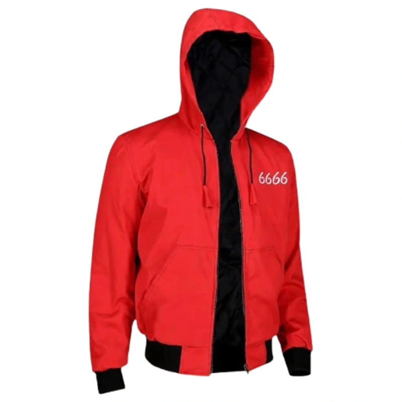 Jimmy 6666 Ranch Red Hooded Jacket - Image 3