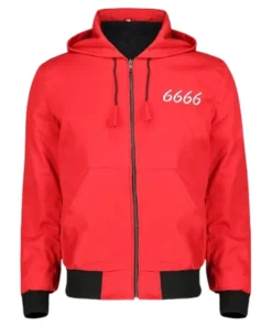 Jimmy 6666 Ranch Red Hooded Jacket