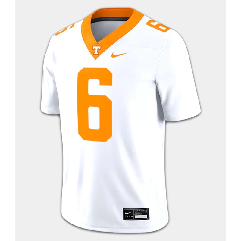 Joey Aguilar Tennessee Volunteers White Jersey - Image 2