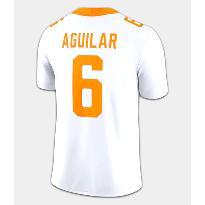Joey Aguilar Tennessee Volunteers White Jersey - Image 3