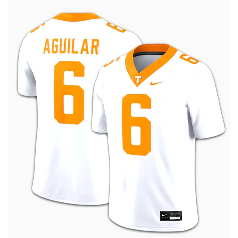 Joey Aguilar Tennessee Volunteers White Jersey