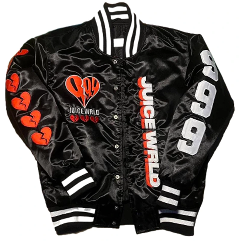 Juice WRLD 999 Black Bomber Jacket