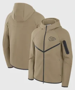 Kansas City Chiefs Brown Nike Tech Fleece Windrunner Hoodie