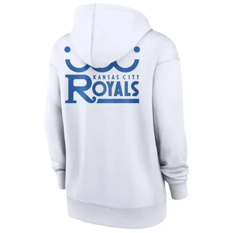 Kansas City Royals City Connect White Hoodie - Image 2