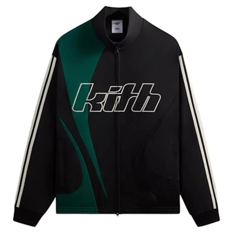 Kith x Adidas Football Track Black Jacket