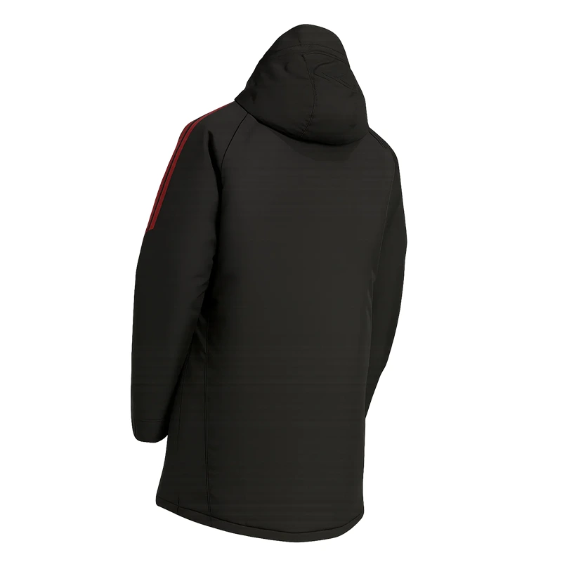 LFC Adidas European Black Long Match Day Jacket - Image 2
