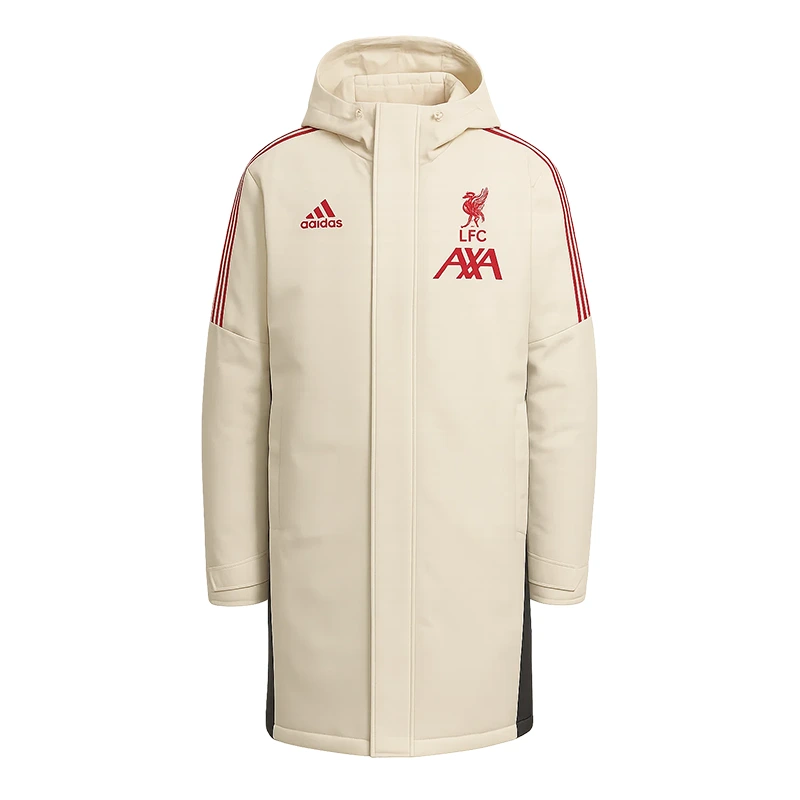 LFC Adidas European White Long Match Day Jacket