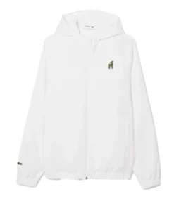 LaCoste x Novak The Goat White Jacket