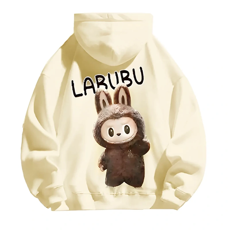 Labubu The Monster Cream Hoodie - Image 3