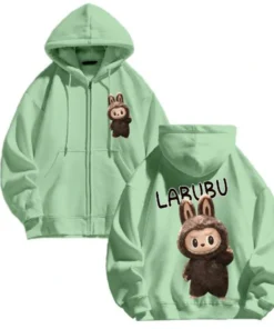 Labubu The Monster Green Hoodie