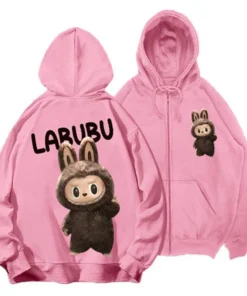 Labubu The Monster Pink Hoodie