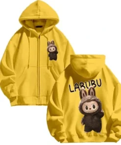 Labubu The Monster Yellow Hoodie