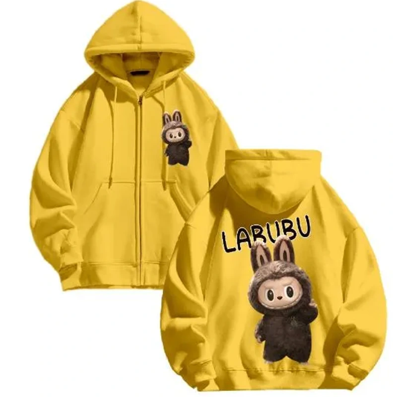 Labubu The Monster Yellow Hoodie
