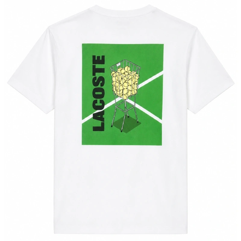 Lacoste Ultra Dry Printed Tennis T-Shirt - Image 2