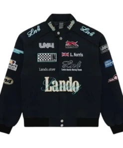 Lando Norris LN4 Racing Navy Blue Jacket
