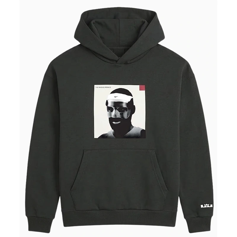 LeBron Masked Menace Pullover Black Hoodie