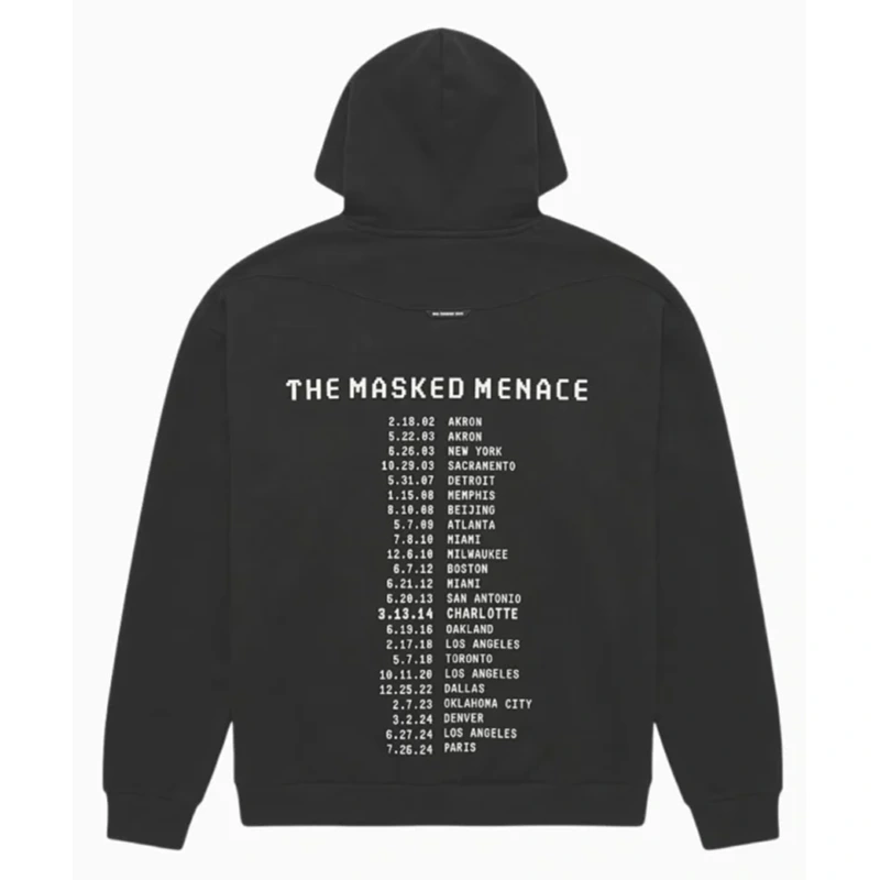 LeBron Masked Menace Pullover Black Hoodie - Image 2