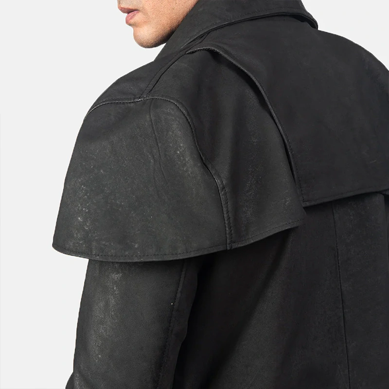 Leather Duster Jacket - Image 5