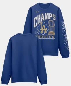 Los Angeles Dodgers Nike 2026 Blue Gold Collection Sweatshirt