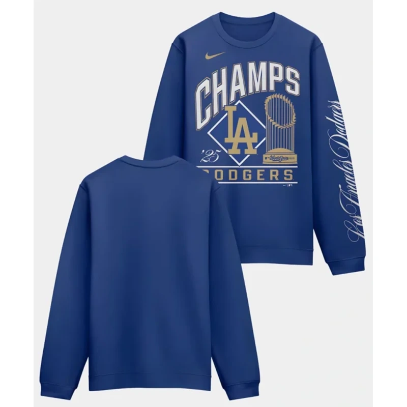 Los Angeles Dodgers Nike 2026 Blue Gold Collection Sweatshirt