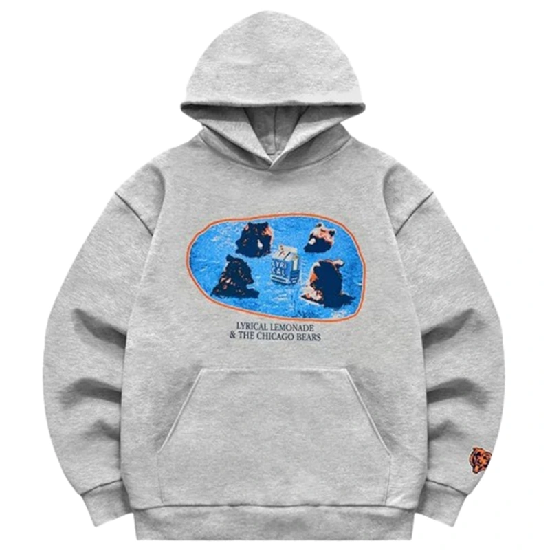 Lyrical Lemonade x Chicago Bears Gray Hoodie