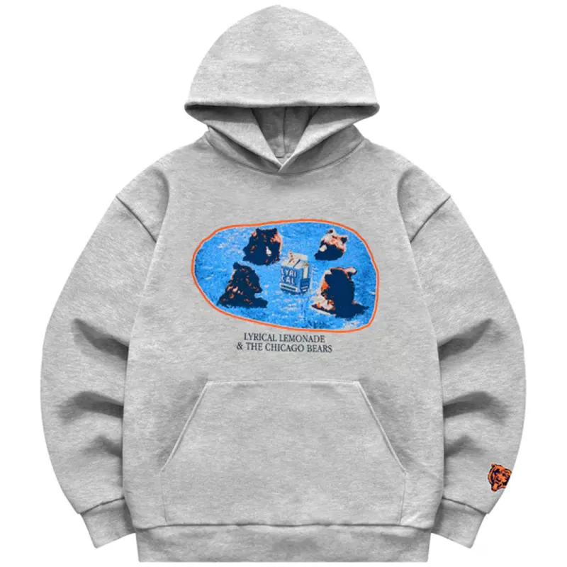 Lyrical Lemonade x Chicago Bears Gray Pond Hoodie