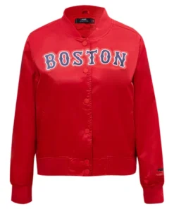 MLB Boston Red Sox Classic Women’s Satin Jacket