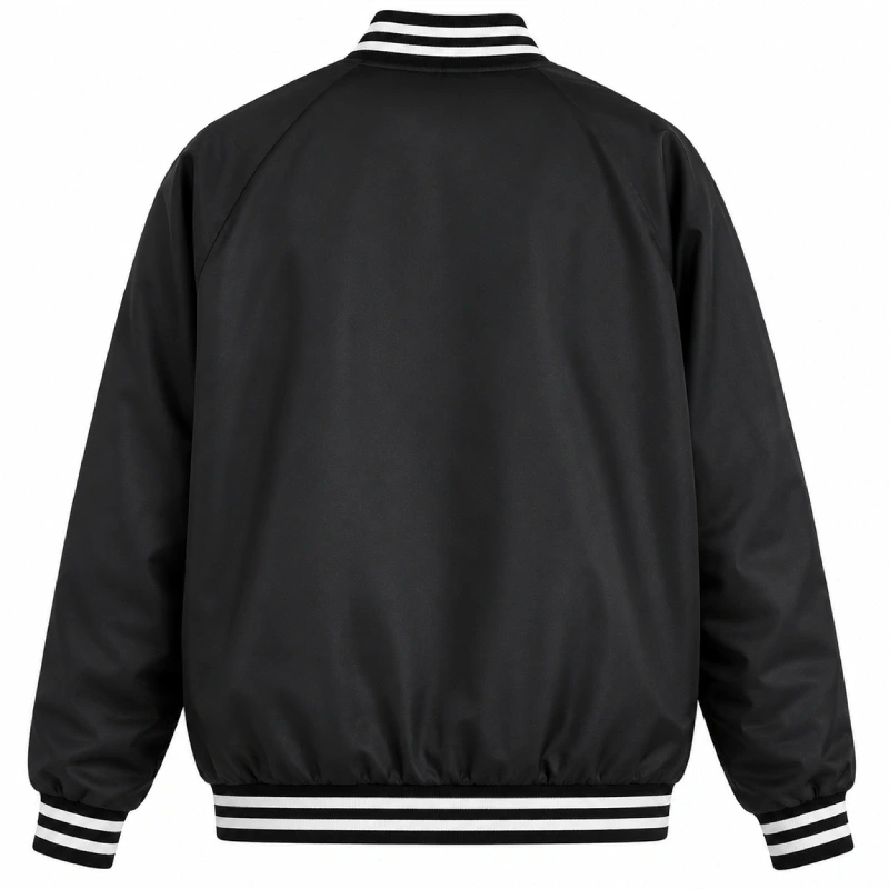 Maryland Terrapins Inner Drive Varsity Rhinestone Black Jacket - Image 2
