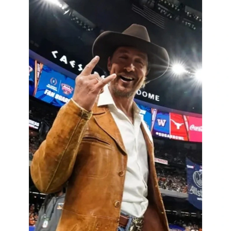 Matthew Mcconaughey Leather Jacket - Image 3