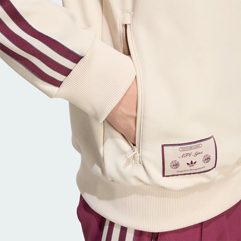 Mens Adidas AFC Ajax Track Jacket - Image 3