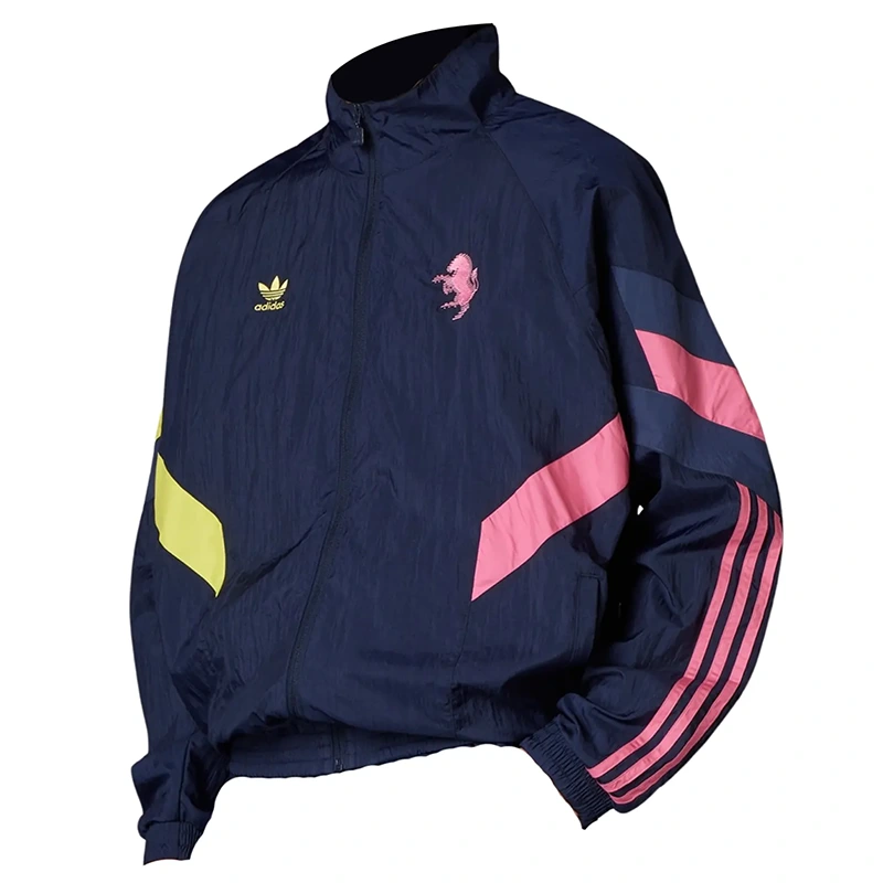 Men’s Adidas Juventus Originals Blue Track Jacket - Image 2
