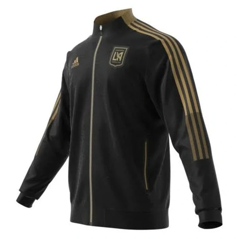 Mens Adidas LAFC Anthem Black Jacket - Image 2