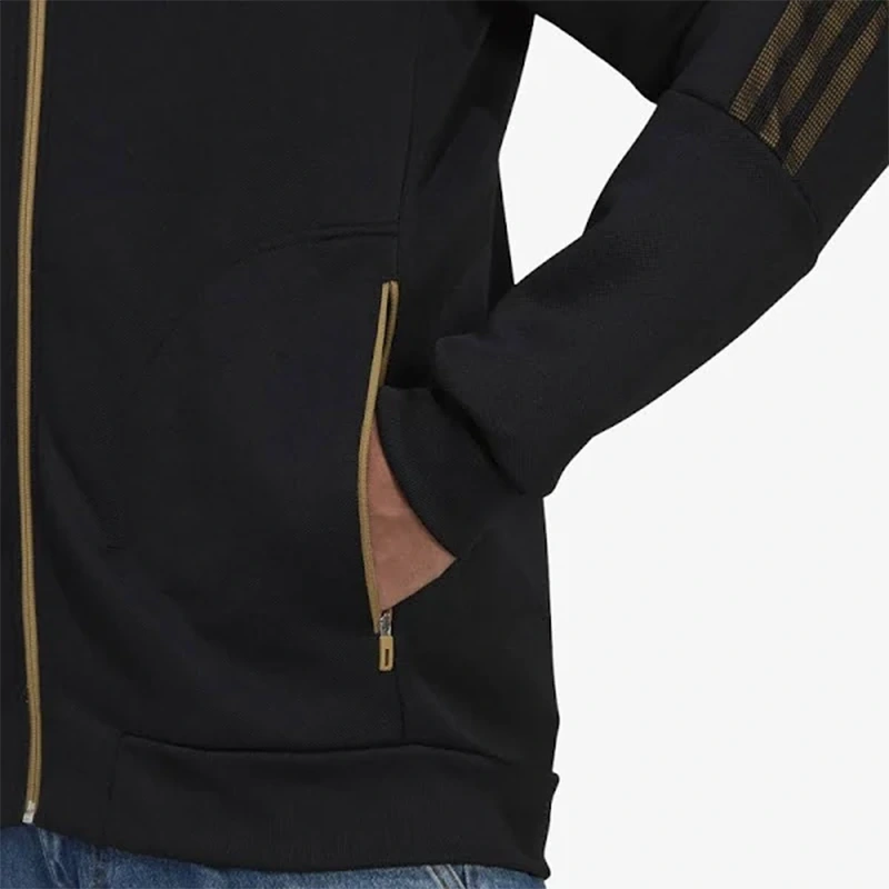 Mens Adidas LAFC Anthem Black Jacket - Image 4